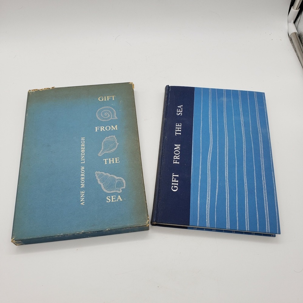 Gift‎ From The Sea by Anne Morrow Lindbergh from Pantheon 1955 W/ Slipcase HC